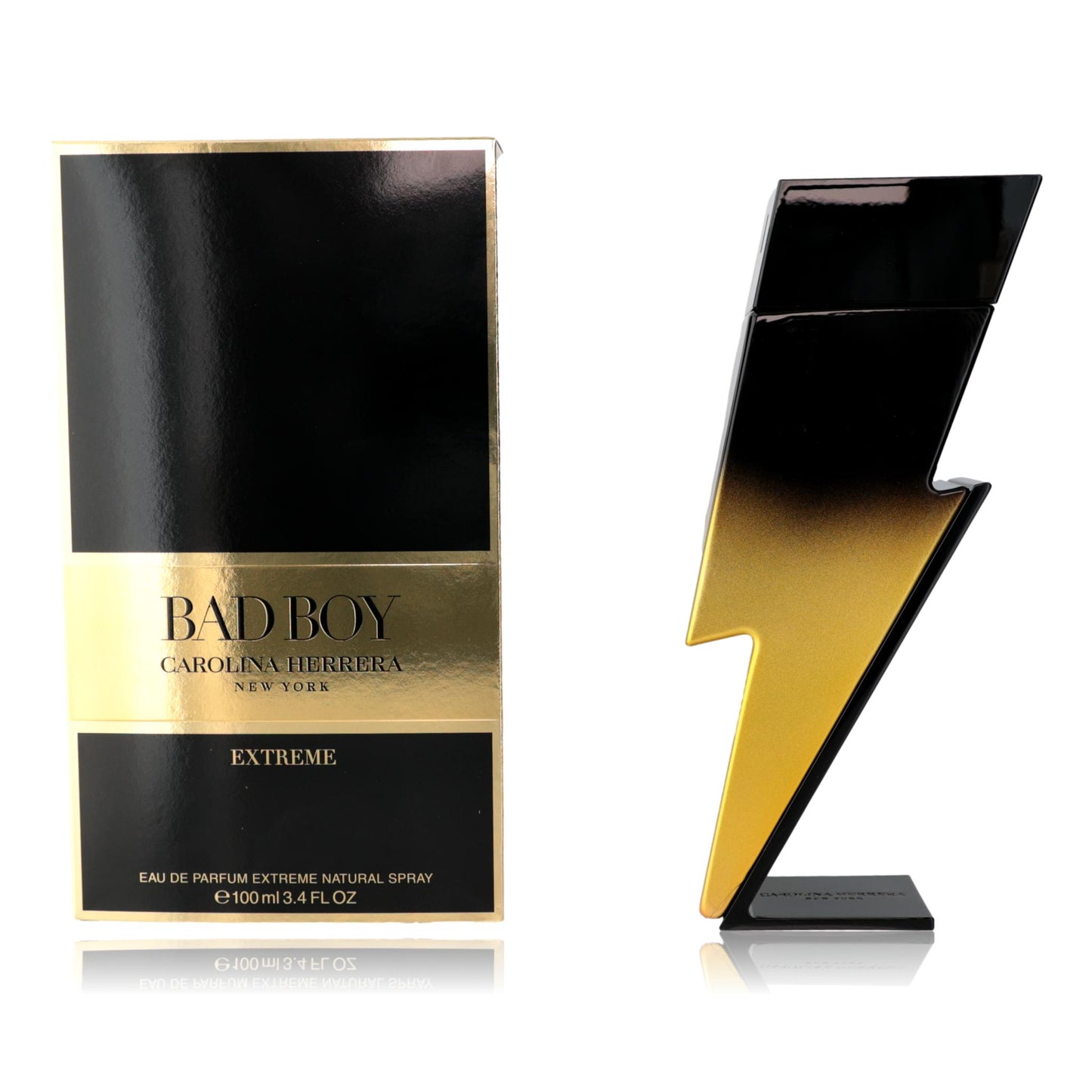 Bad Boy Extreme by Carolina Herrera, 3.4 oz EDP Extreme Spray for Men by Carolina Herrera