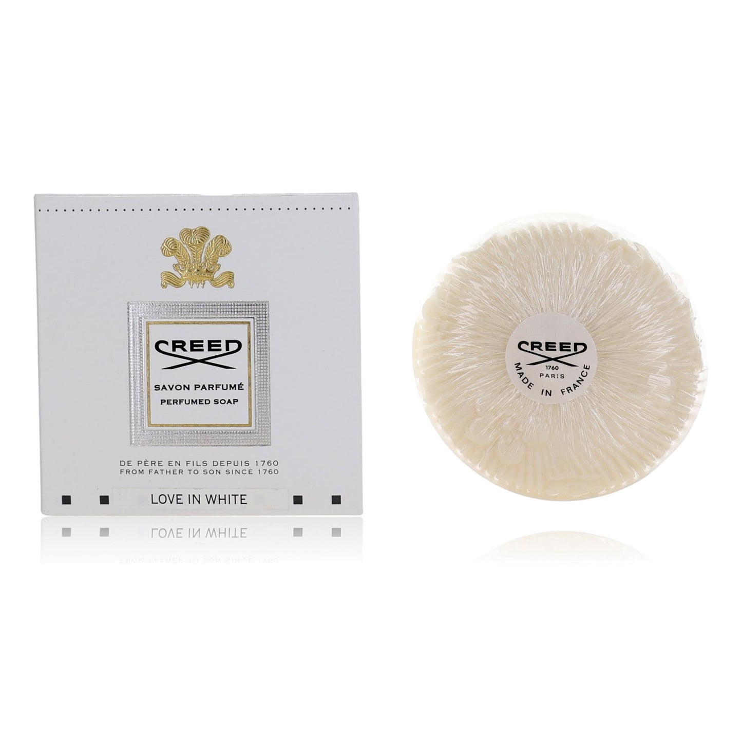 Love in White by Creed, 5.3 oz Perfumed Soap for Women by Creed