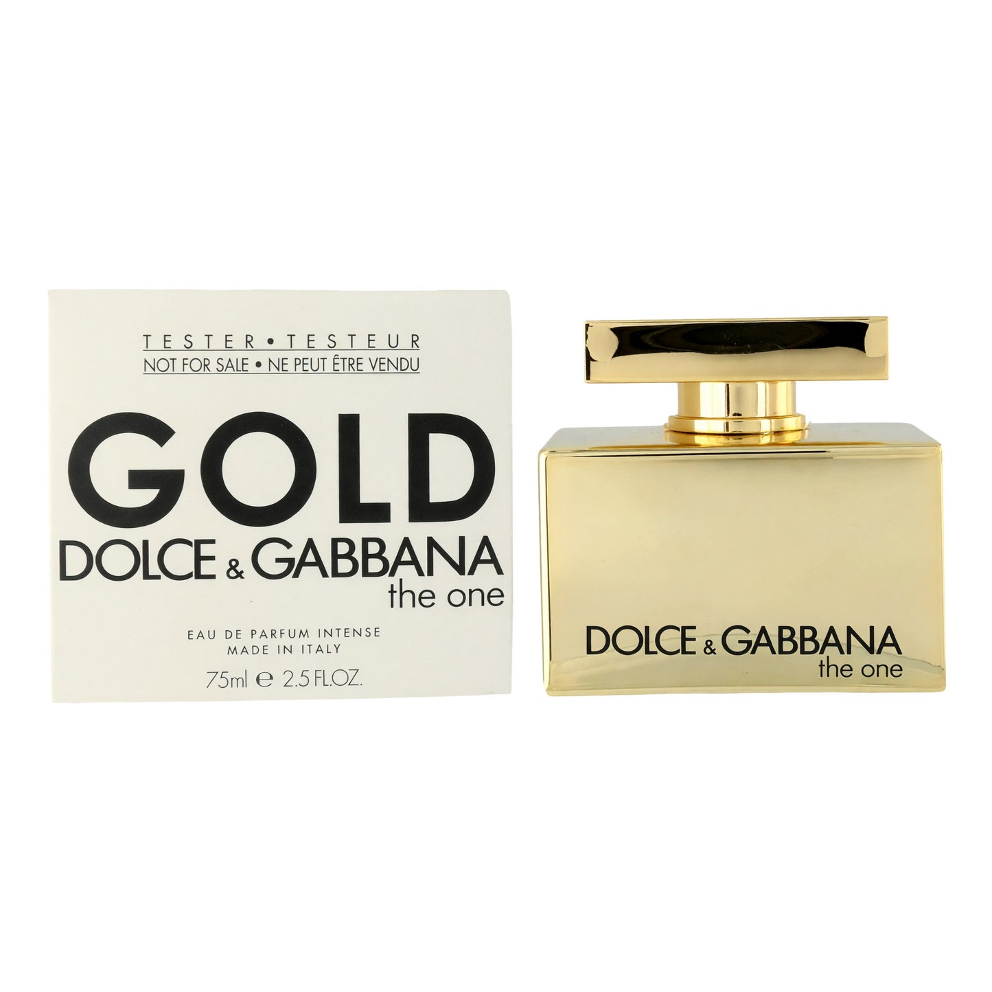The One Gold by Dolce & Gabanna, 2.5 oz EDP Intense Spray TESTER by Dolce & Gabbana