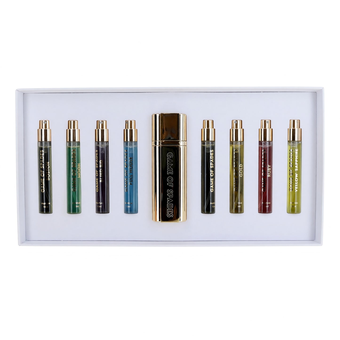 Game of Spades by Jo Milano, 9 Piece Coffret Set for Unisex - White by Jo Milano