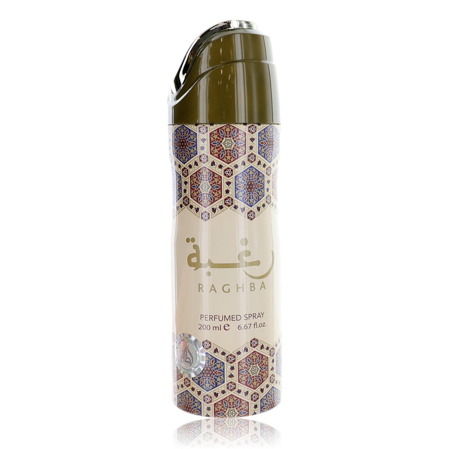 Raghba by Lattafa, 6.7 oz Perfumed Deodorant Spray for Unisex by Lattafa