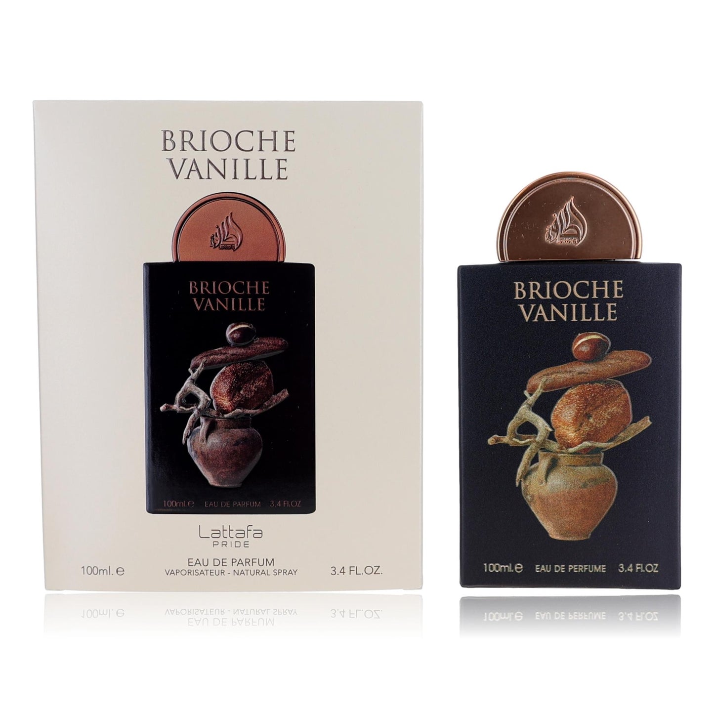 Brioche Vanille by Lattafa, 3.4 oz EDP Spray for Unisex by Lattafa