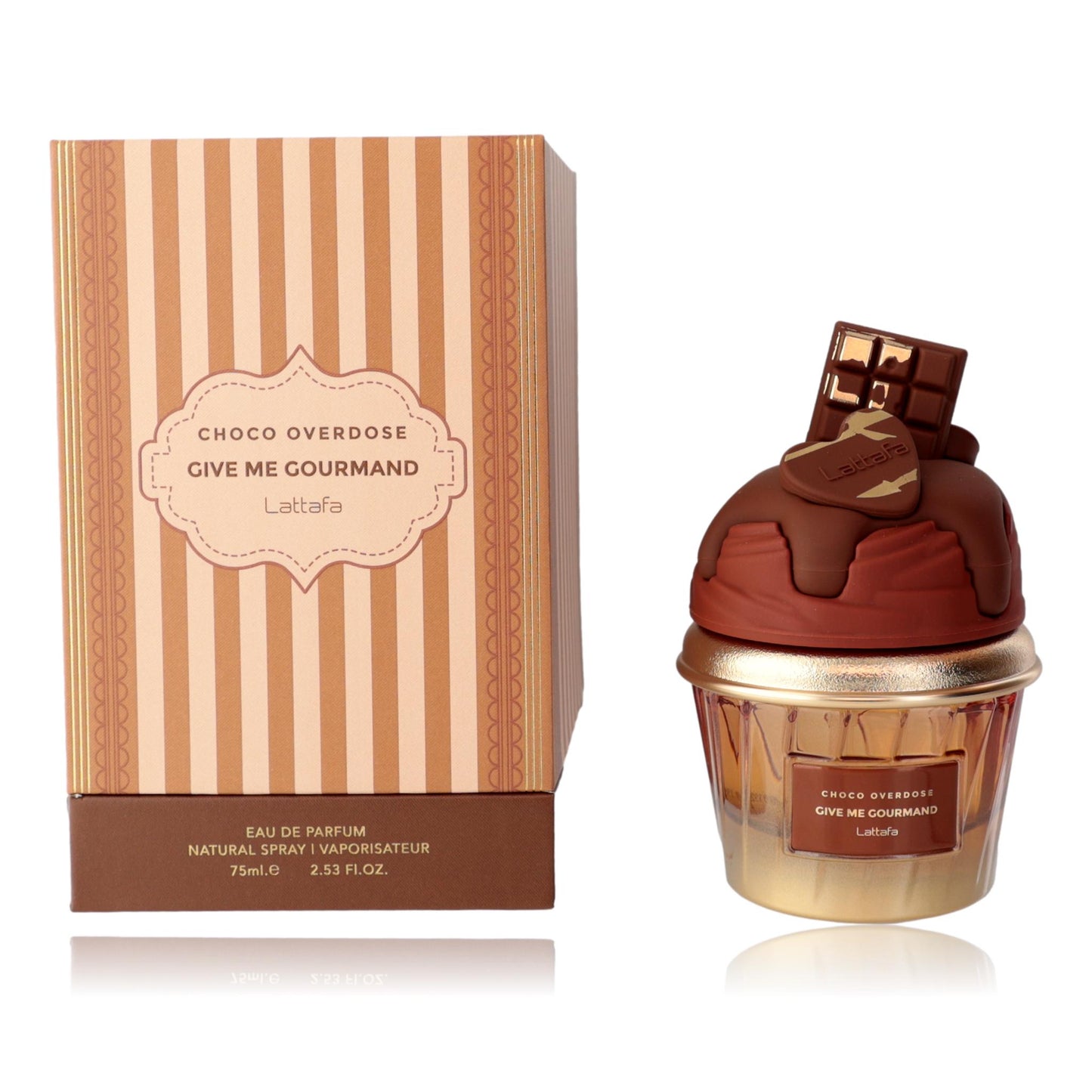 Choco Overdose Give Me Gourmand by Lattafa, 2.5 oz EDP Spray for Women by Lattafa
