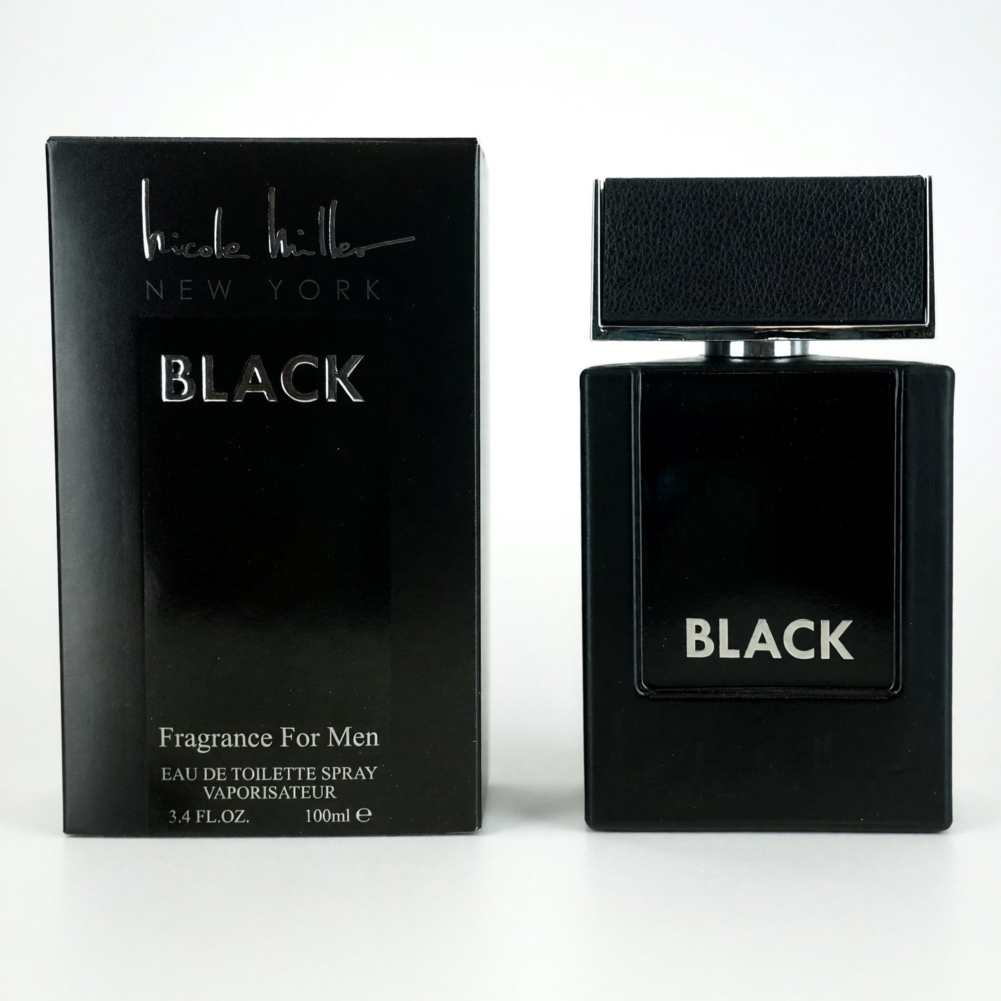Nicole Miller Black by Nicole Miller, 3.4 oz EDT Spray for Men by Nicole Miller