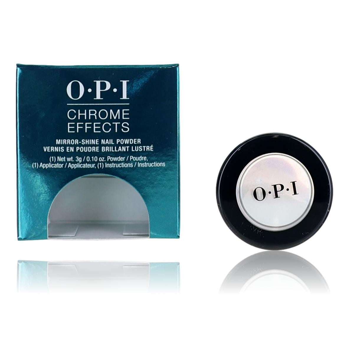 OPI Chrome Effects by OPI, 0.10 oz Nail Powder- Blue "Plate" Special by OPI