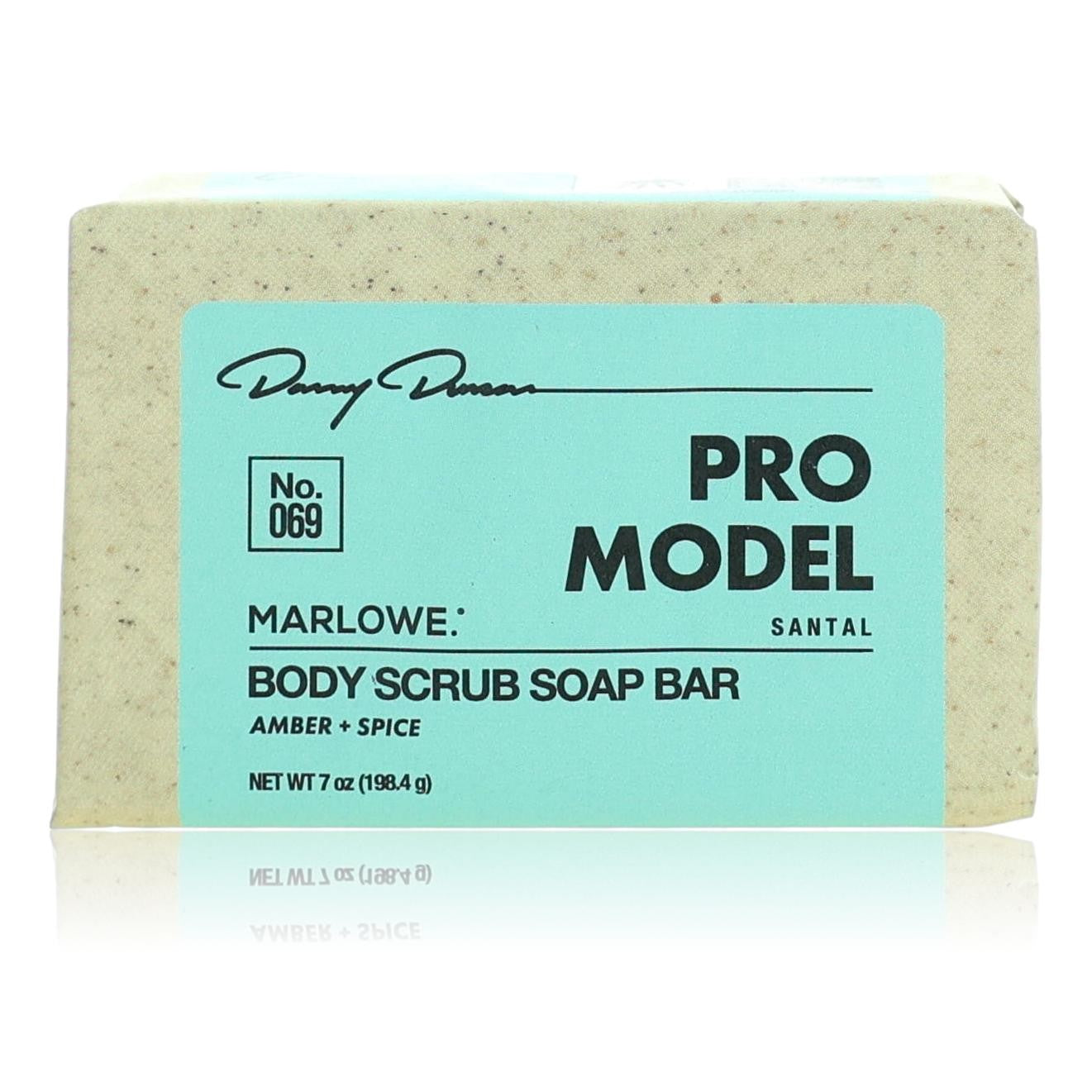 Danny Duncan No. 069 Pro Model by MARLOWE., 7oz Body Scrub Soap Bar men - Santal by MARLOWE