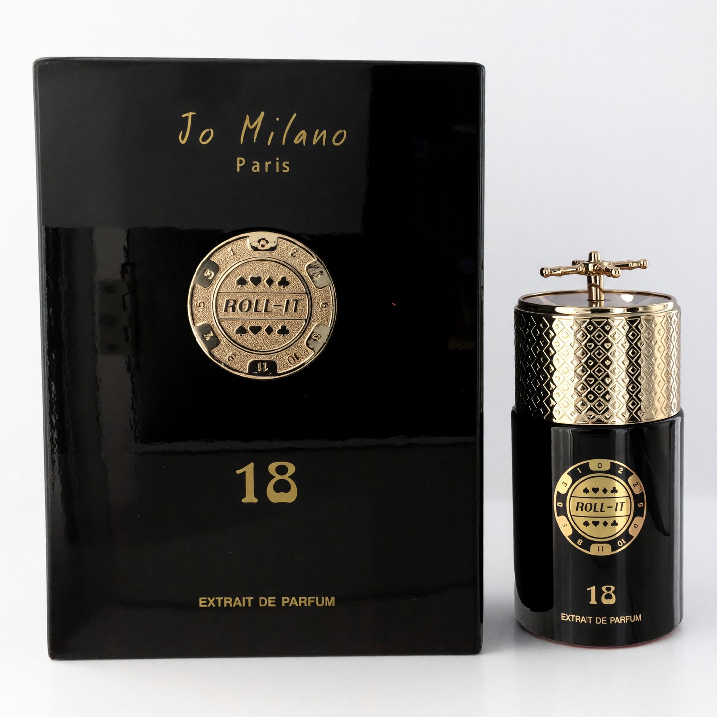 Roll It 18 by Jo Milano, 3.4 oz Extrait De Parfum Spray for Unisex by Jo Milano
