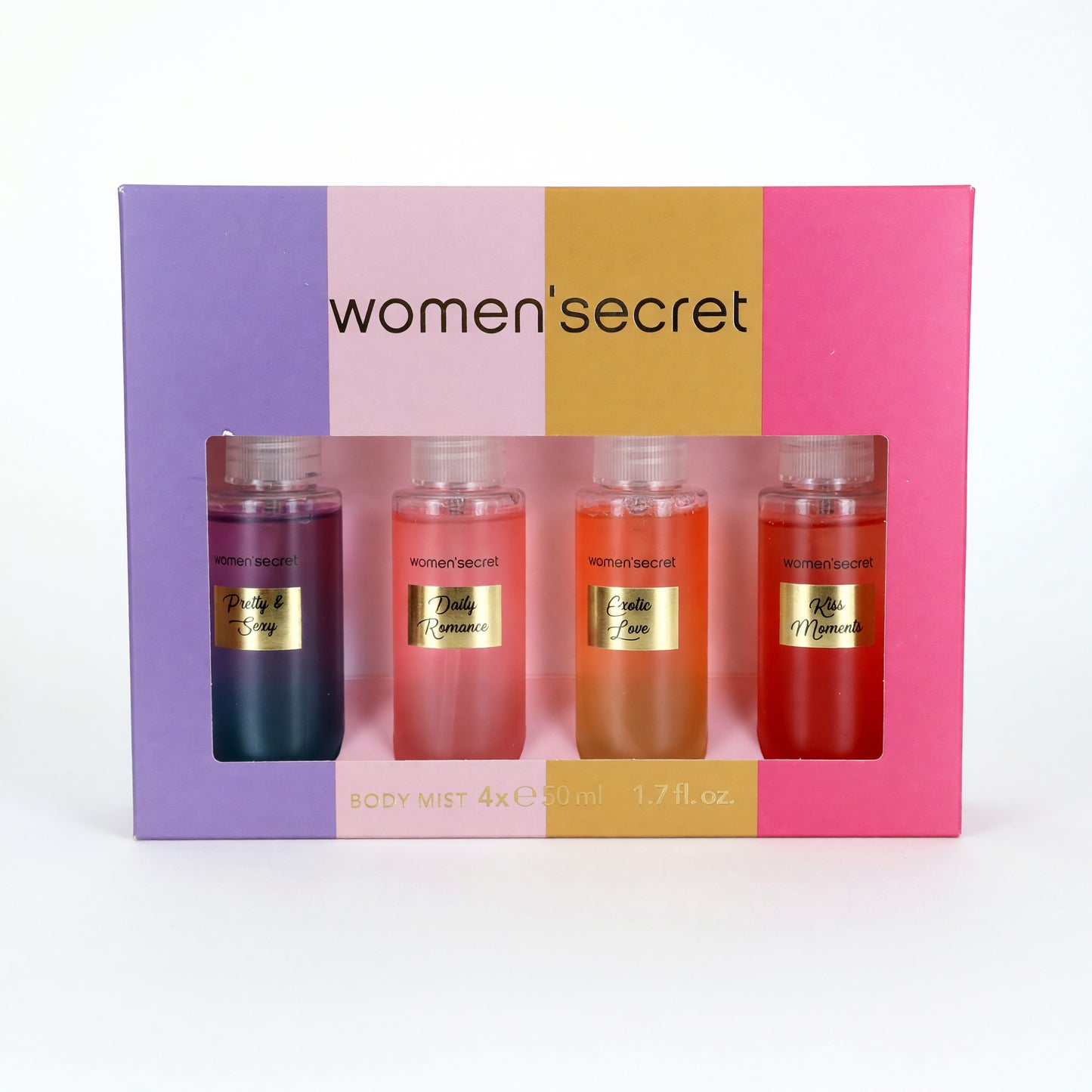 Women'Secret by Women'Secret, 4 Piece Body Mist Set for Women by Women'Secret