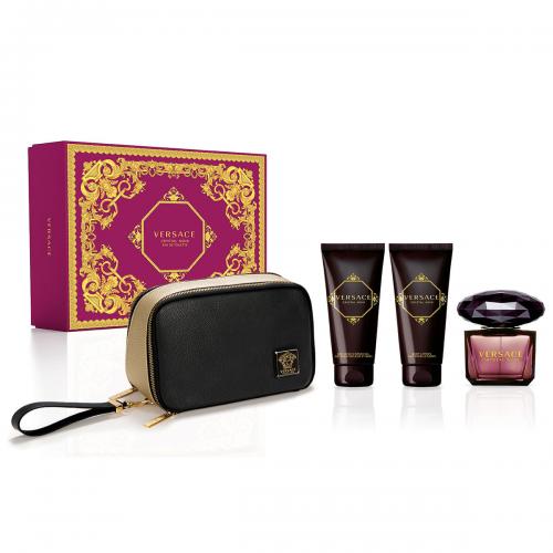 Versace Crystal Noir 4 Piece Gift Set by Versace