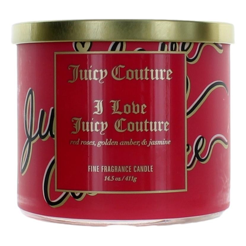 Juicy Couture 14.5oz Soy Wax Blend 3 Wick Candle - I Love Juicy Couture by Juicy Couture