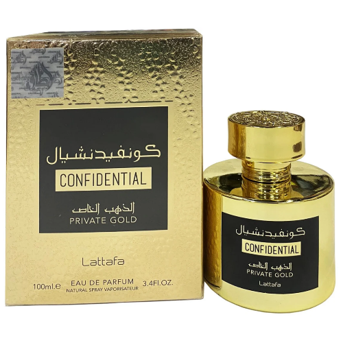 Lattafa Confidential Private Gold Eau De Parfum by Lattafa