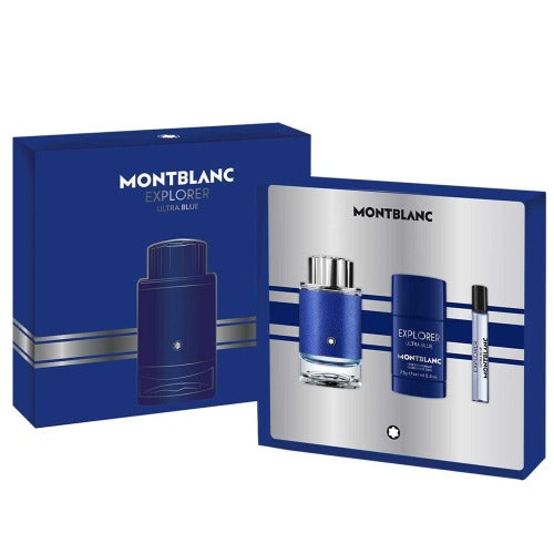 Mont Blanc Explorer Ultra Blue 3 Piece Gift Set by Mont Blanc