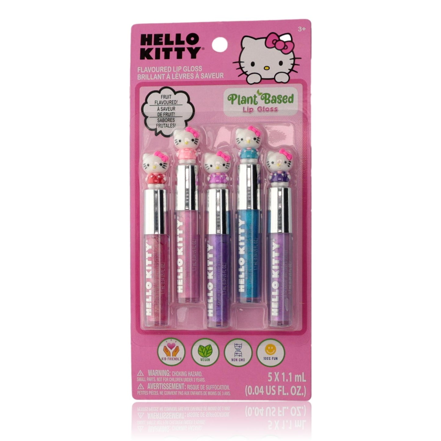 Hello Kitty by Hello Kitty, 5 Piece Lip Gloss Set for Kids by Hello Kitty