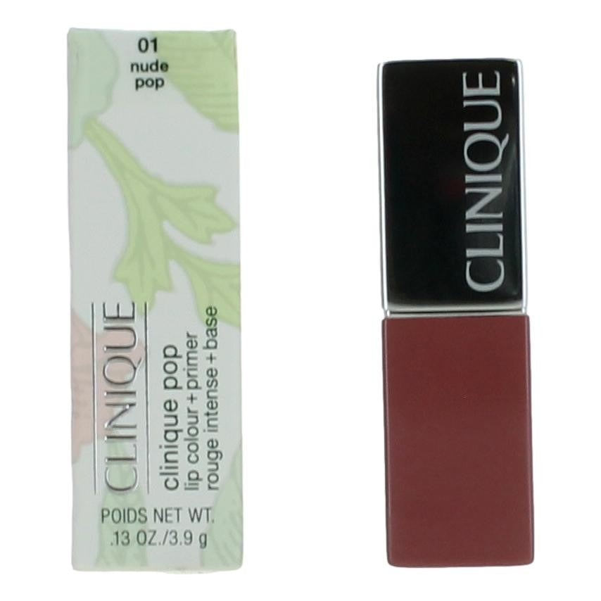 Clinique Pop by Clinique, .13 oz Lip Colour + Primer- 01 Nude Pop by Clinique