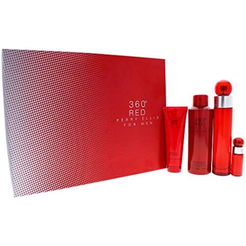 360 Red 4 Piece Gift Set by Perry Ellis