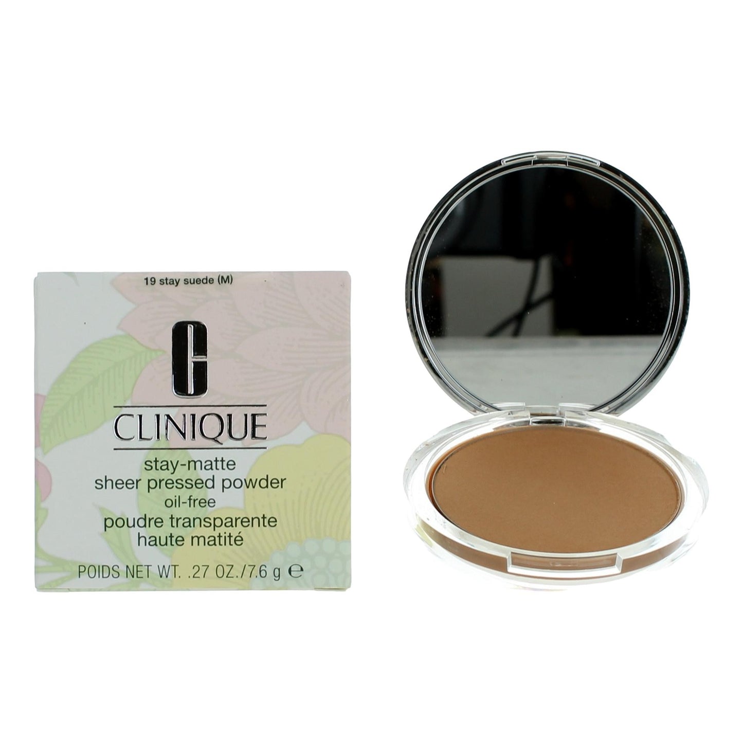 Clinique Stay-Matte by Clinique, .27 oz Sheer Pressed Powder- 19 Stay Suede by Clinique