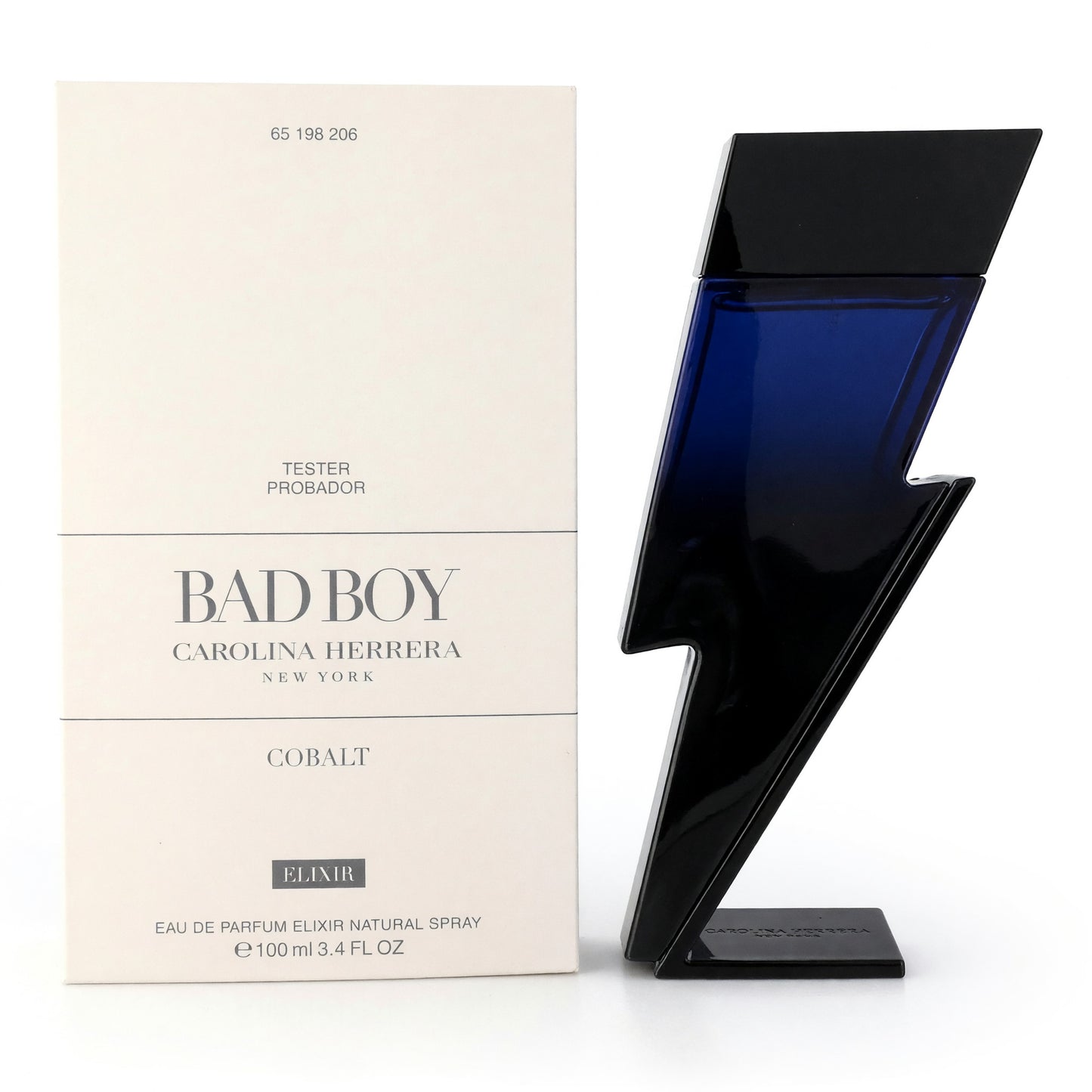 Bad Boy Cobalt Elixir by Carolina Herrera, 3.4oz EDP Spray men TESTER by Carolina Herrera