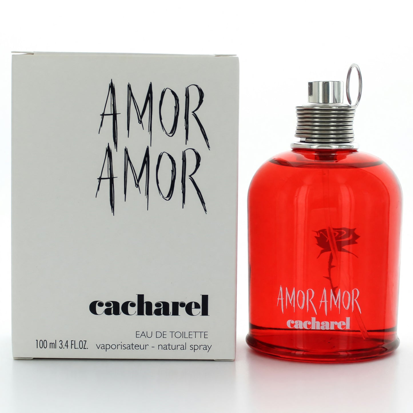 Amor Amor by Cacharel, 3.4 oz EDT Spray for Women Tstr by Cacharel