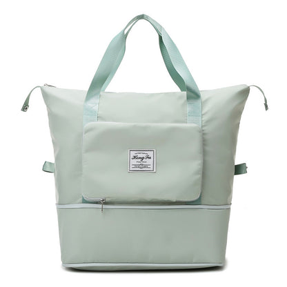Dry & Wet Separation Sports Shoulder Bag – Large Oxford Gym Bag, 13 Colors Mint Green