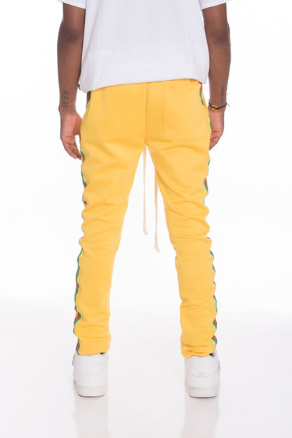 Men's Rasta Taped Track Pants