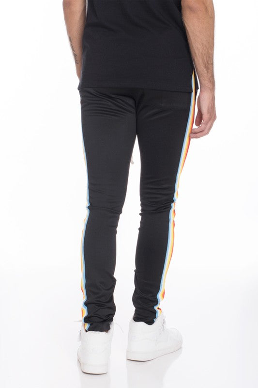 Men's Rainbow Tape Track Pants