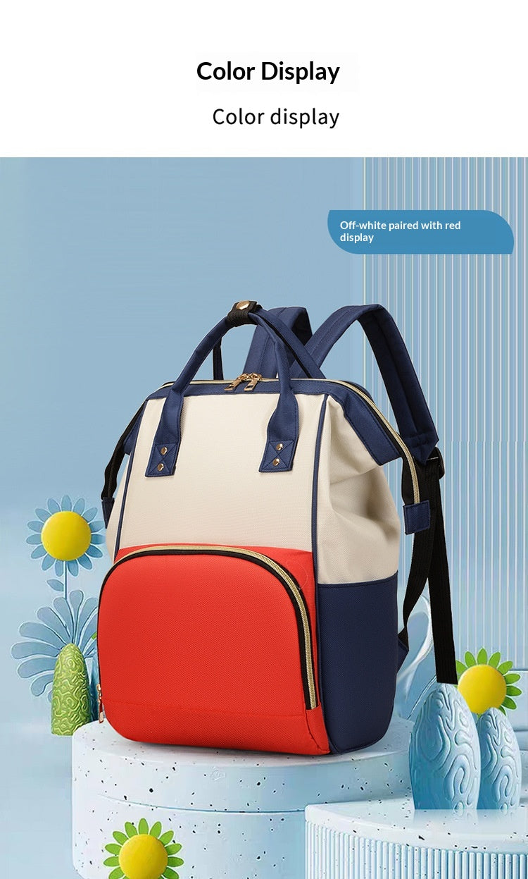 Water-repellent Oxford Fabric Backpack With A Stylish Versatile Design by Baby Joy