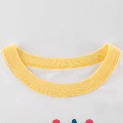 Children'S Clothing, Alphabet Pattern T-Shirts, Cartoon Girls, Short Sleeves by Baby Joy