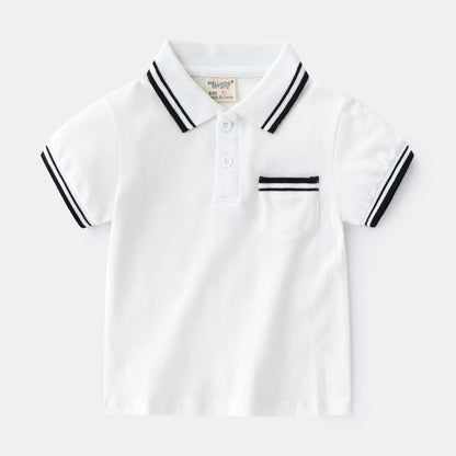 Boys' T-Shirt Summer Polo Shirt by Baby Joy