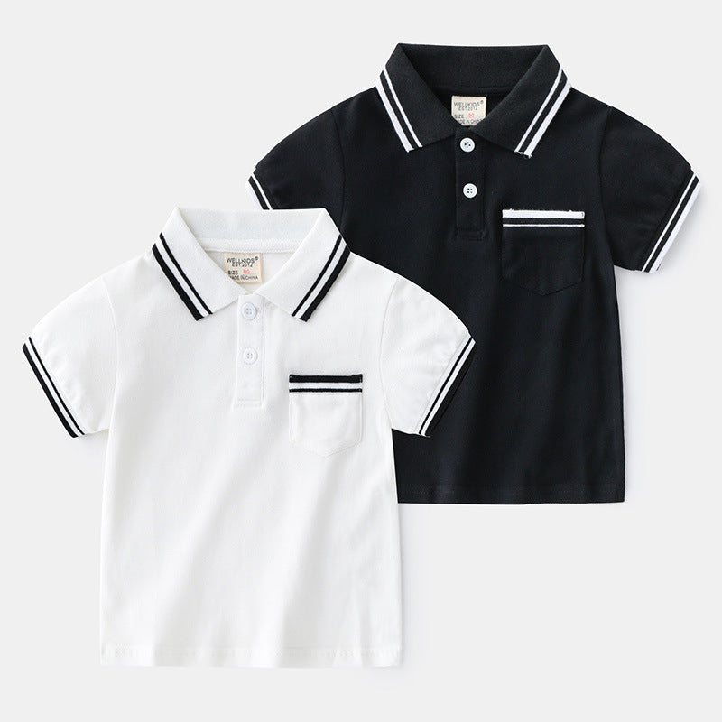 Boys' T-Shirt Summer Polo Shirt by Baby Joy