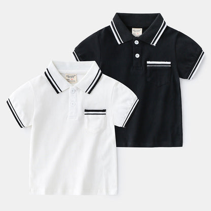 Boys' T-Shirt Summer Polo Shirt by Baby Joy