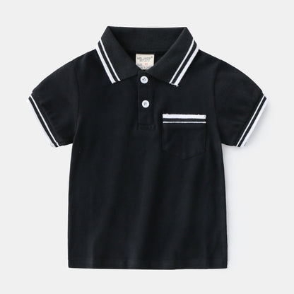 Boys' T-Shirt Summer Polo Shirt by Baby Joy