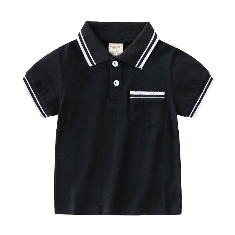 Boys' T-Shirt Summer Polo Shirt by Baby Joy