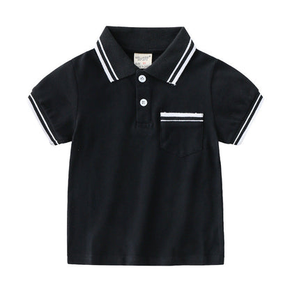 Boys' T-Shirt Summer Polo Shirt by Baby Joy