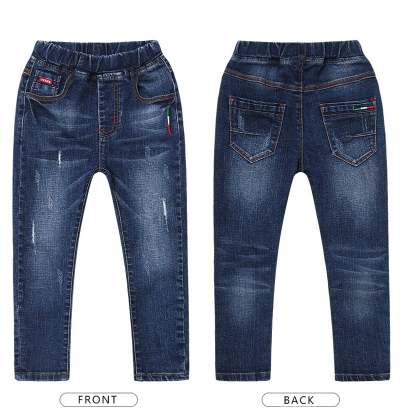 Boys' denim trousers, new style, big children's trousers, spring and autumn children's trousers by Baby Joy