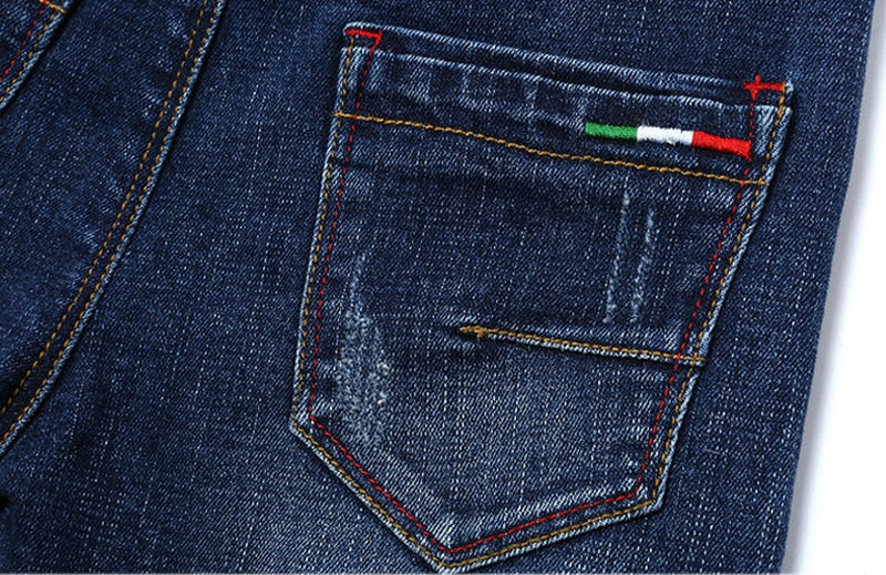 Boys' denim trousers, new style, big children's trousers, spring and autumn children's trousers by Baby Joy