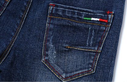 Boys' denim trousers, new style, big children's trousers, spring and autumn children's trousers by Baby Joy