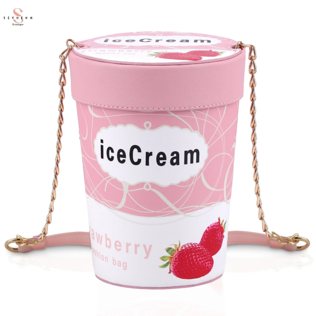 Lightweight Ice Cream Crossbody Bag for Women