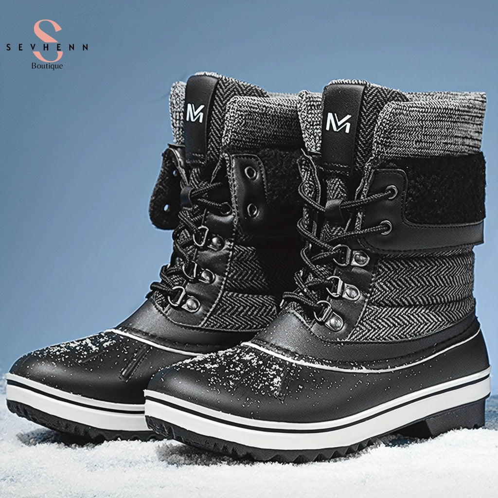 Women's Waterproof Insulated Mid-Calf Duck Winter Boots