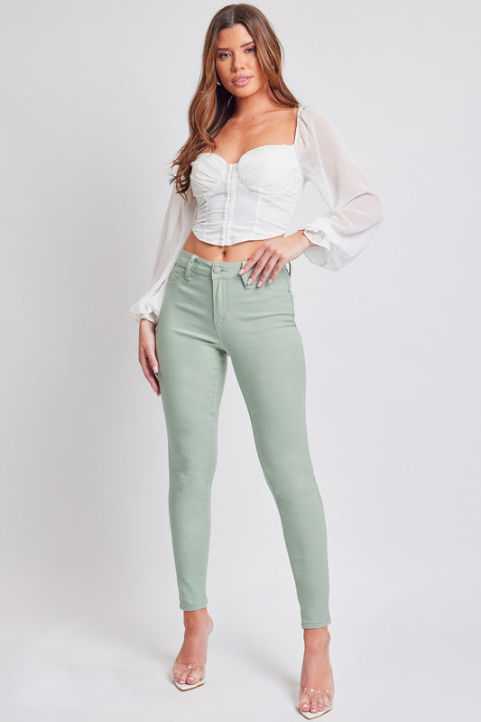 YMI Women's Hyperstretch Mid-Rise Skinny Jeans