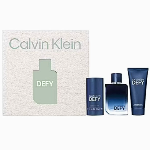 Calvin Klein Defy Eau De Parfum 3 Piece Gift Set by Calvin Klein
