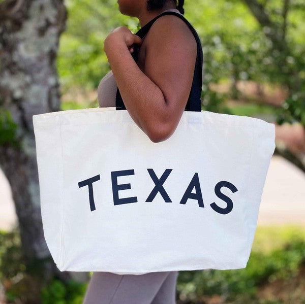 El estado en mi mente California/Texas Canvas Tote