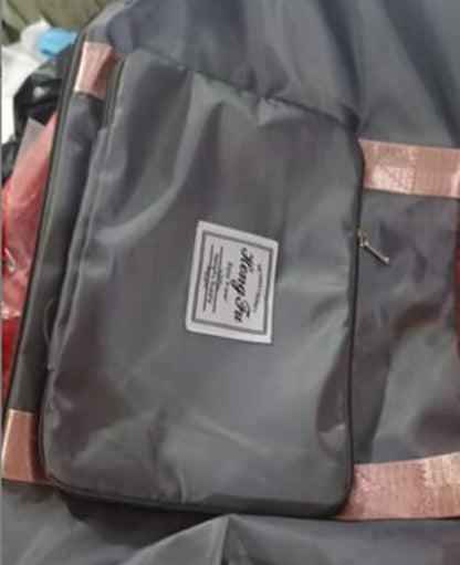 Dry & Wet Separation Sports Shoulder Bag – Large Oxford Gym Bag, 13 Colors Grey pink
