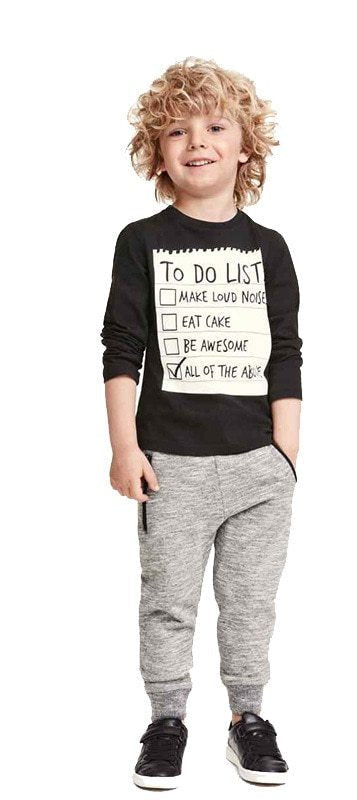 Kids Boys Clothing Set Baby Boy Casual Clothes Spring Autumn Ccotton Long Sleeves T-shirt Pants 2pcs Suit For 3-7 Years by Baby Joy