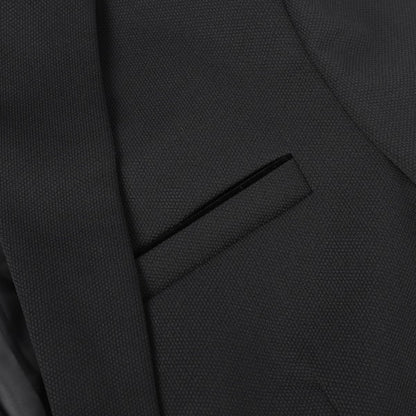 Men's Solid Color 1-Button Blazer | Notched Lapel Jetted Pocket Suit Jacket