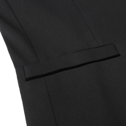 Men's Solid Color 1-Button Blazer | Notched Lapel Jetted Pocket Suit Jacket