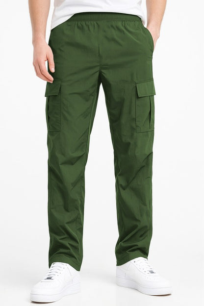 Men's Nylon Classic Cargo Pants Olive
