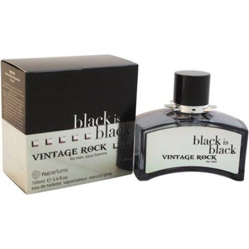 Black Is Black Vintage Rock Eau De Toilette by Nu Parfums