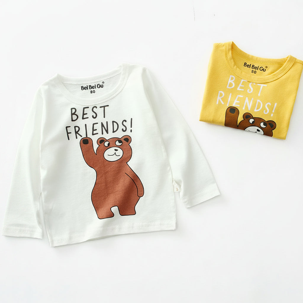 Cartoon children's long sleeve t-shirt bottoming shirt by Baby Joy