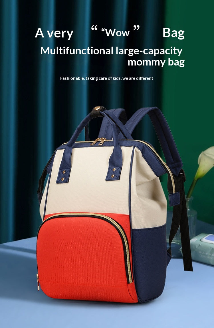 Water-repellent Oxford Fabric Backpack With A Stylish Versatile Design by Baby Joy