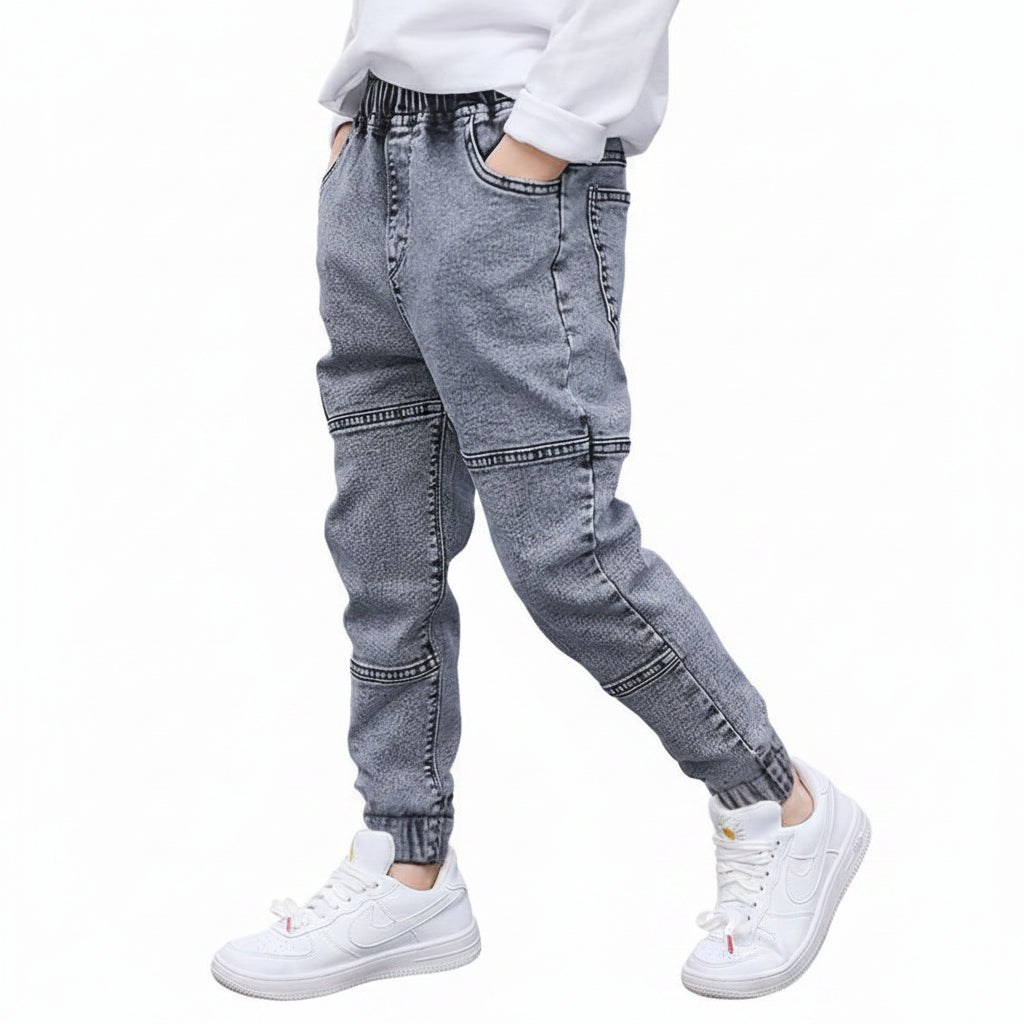 Boys' Jeans Spring And Autumn Models New Spring by Baby Joy